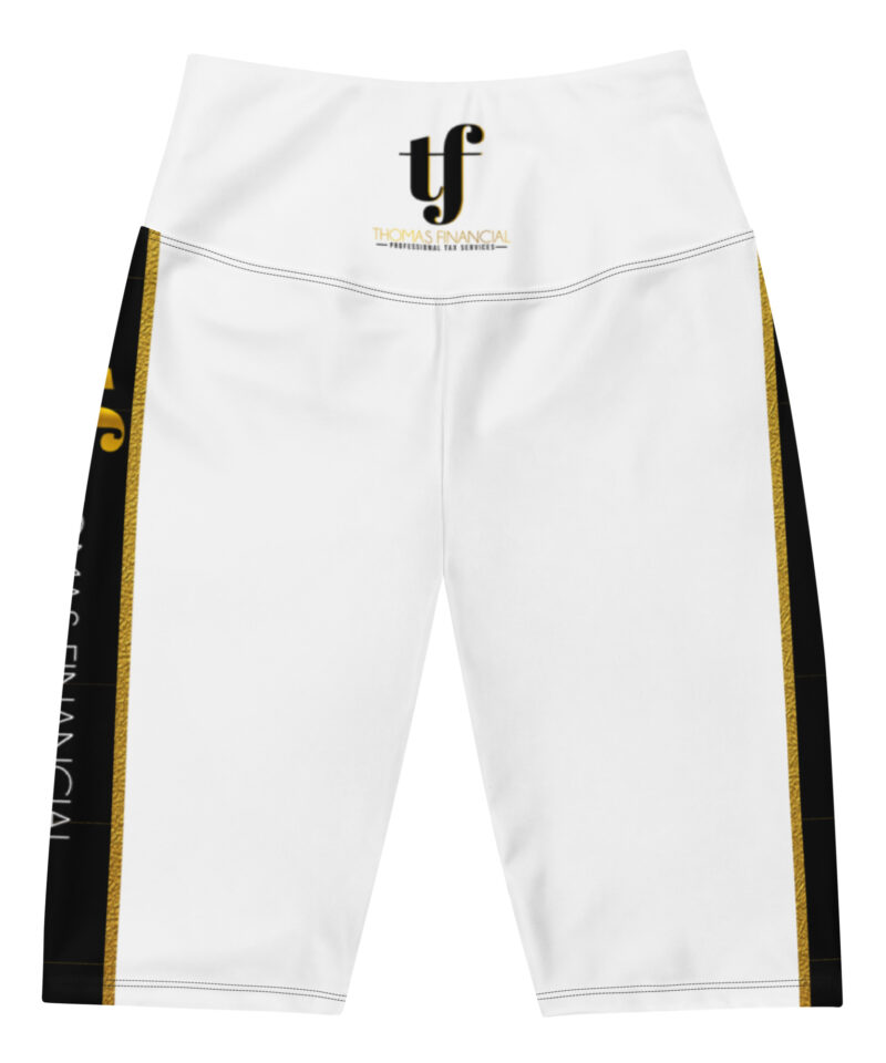 TF White Biker Shorts