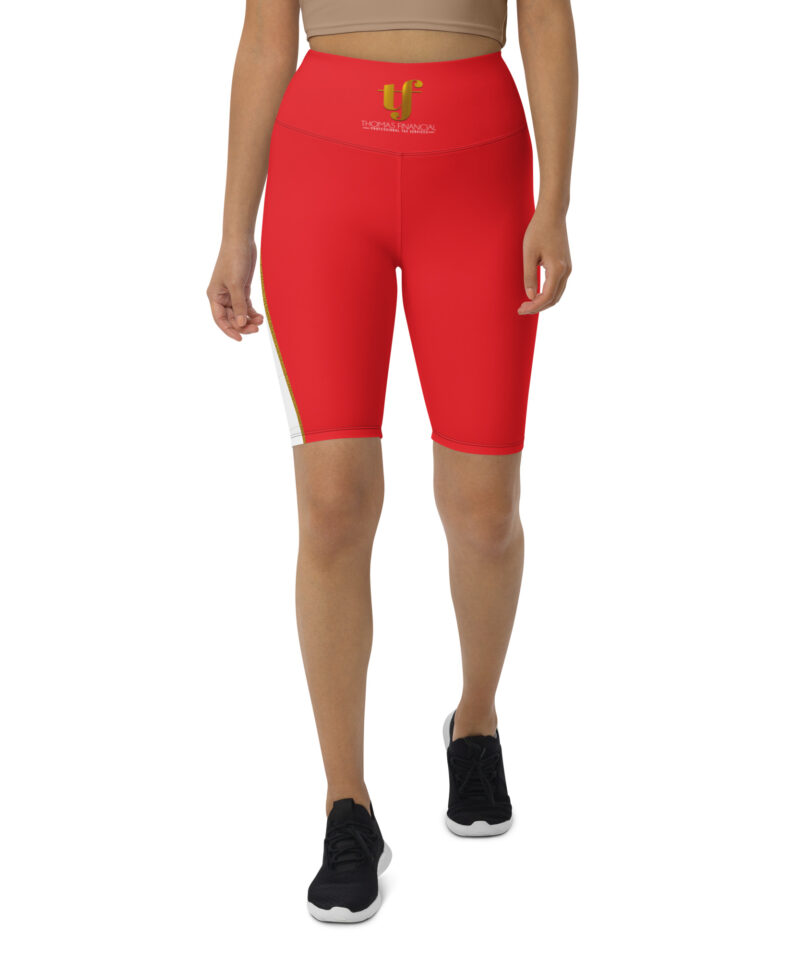 TF Red  Biker Shorts