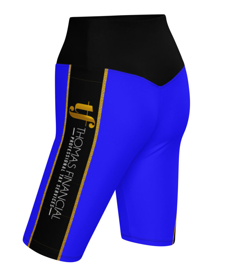 TF Blue Biker Shorts