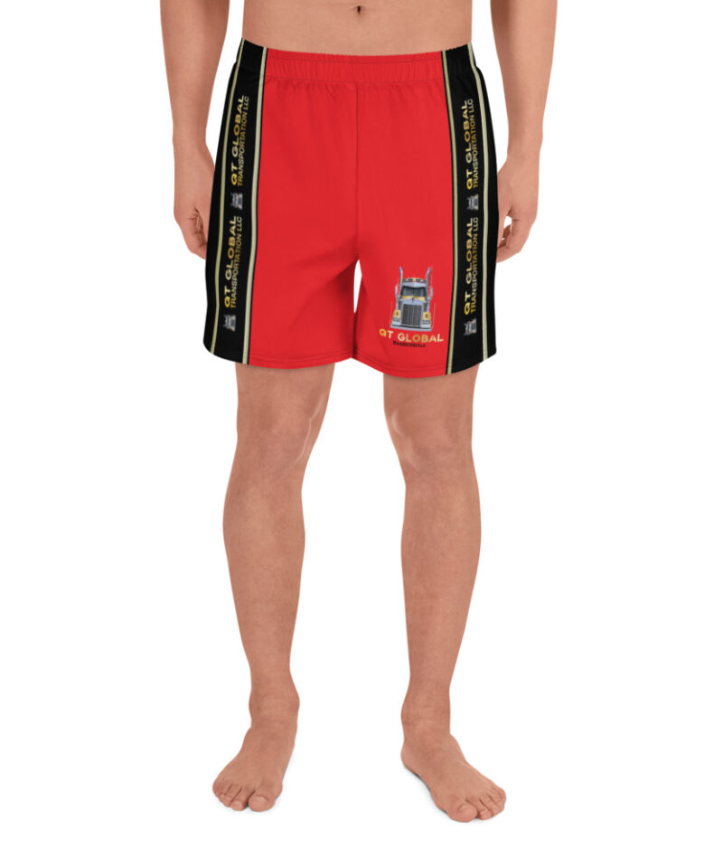 QT REdMen's Athletic Long Shorts