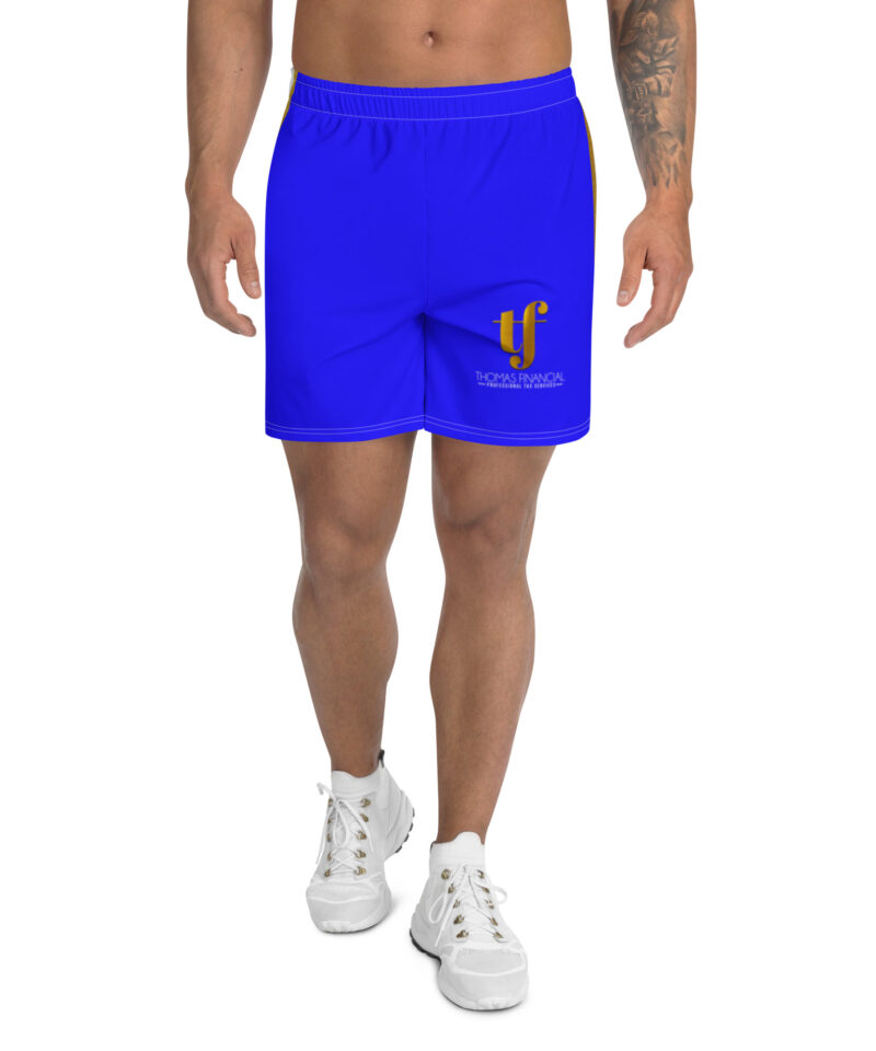 TF Blue Men's Athletic Long Shorts