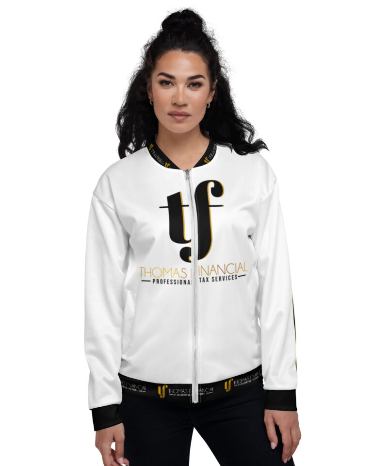 TF White Bomber Jacket