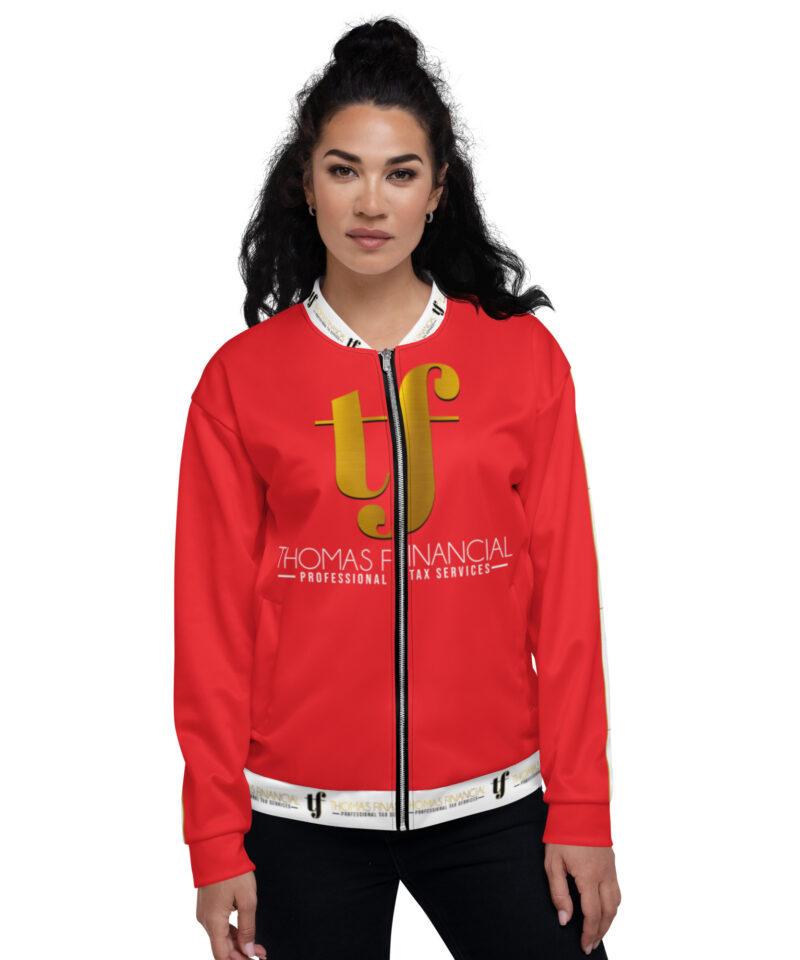 TF Red Unisex Bomber Jacket