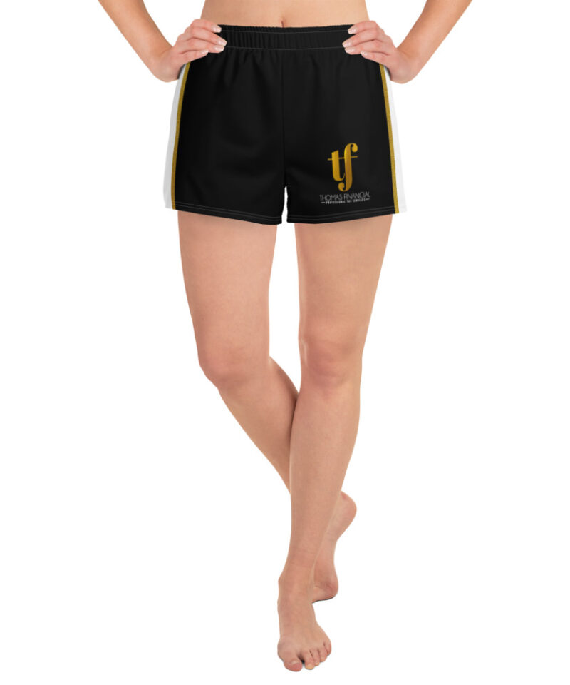 TF Black Women's Athletic Short Shorts