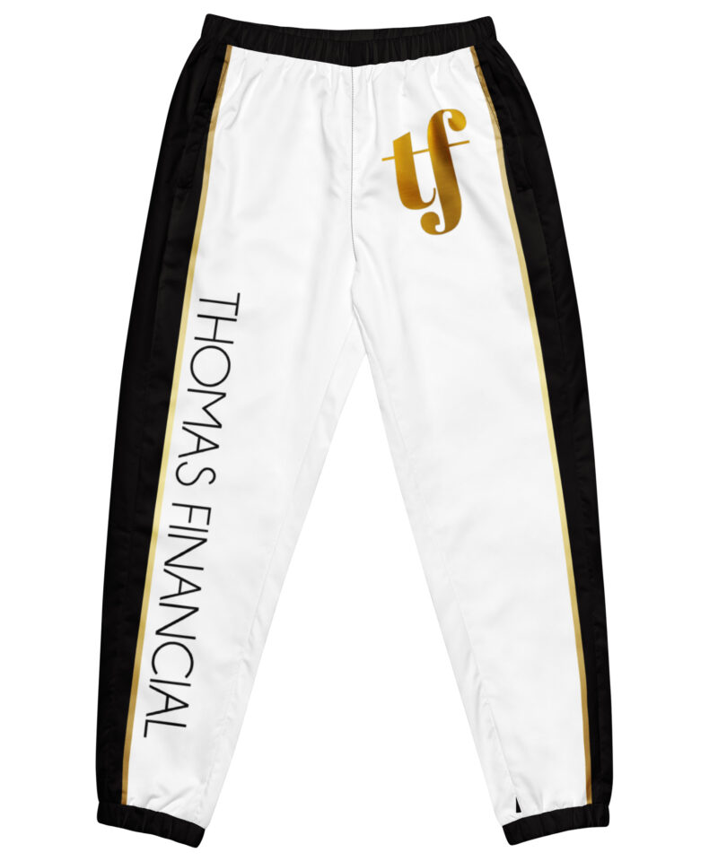 TF White Unisex track pants