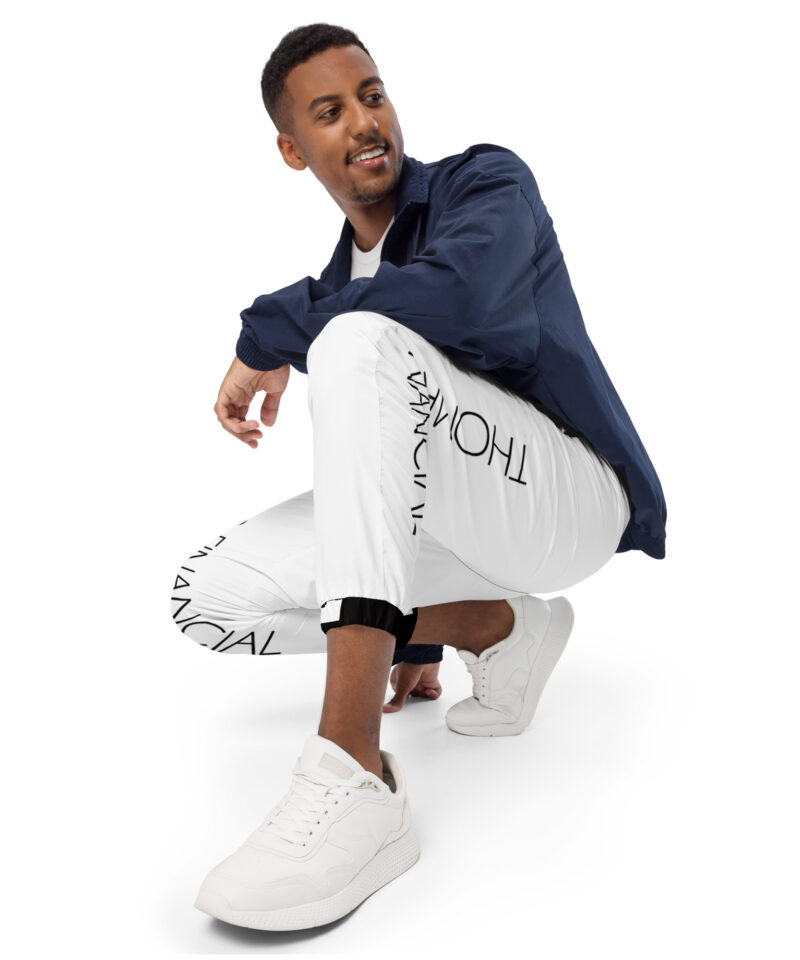 TF White Unisex track pants