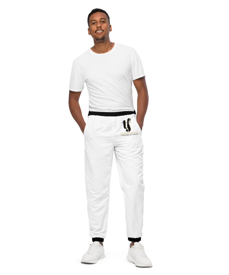 TF White Unisex track pants