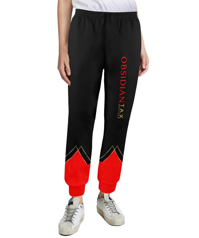 black obs jogger 1 Women's Casual Sweatpants (Model L72)