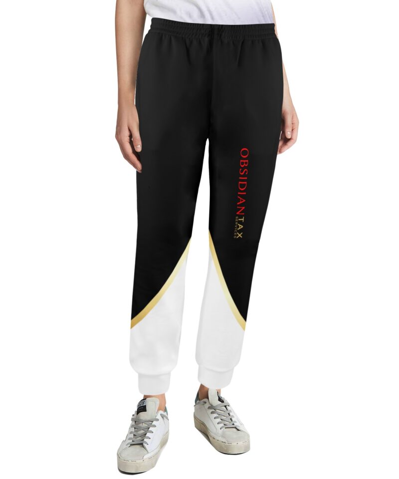 black obs jogger 3 Women's Casual Sweatpants (Model L72)