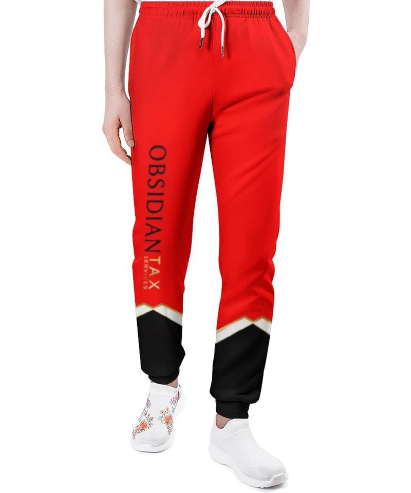 Polyester Sweatpants Men's All Over Print Sweatpants (4T24)