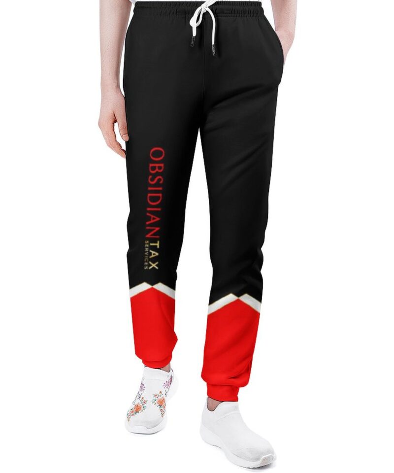 Polyester Sweatpants Men's All Over Print Sweatpants (4T24)