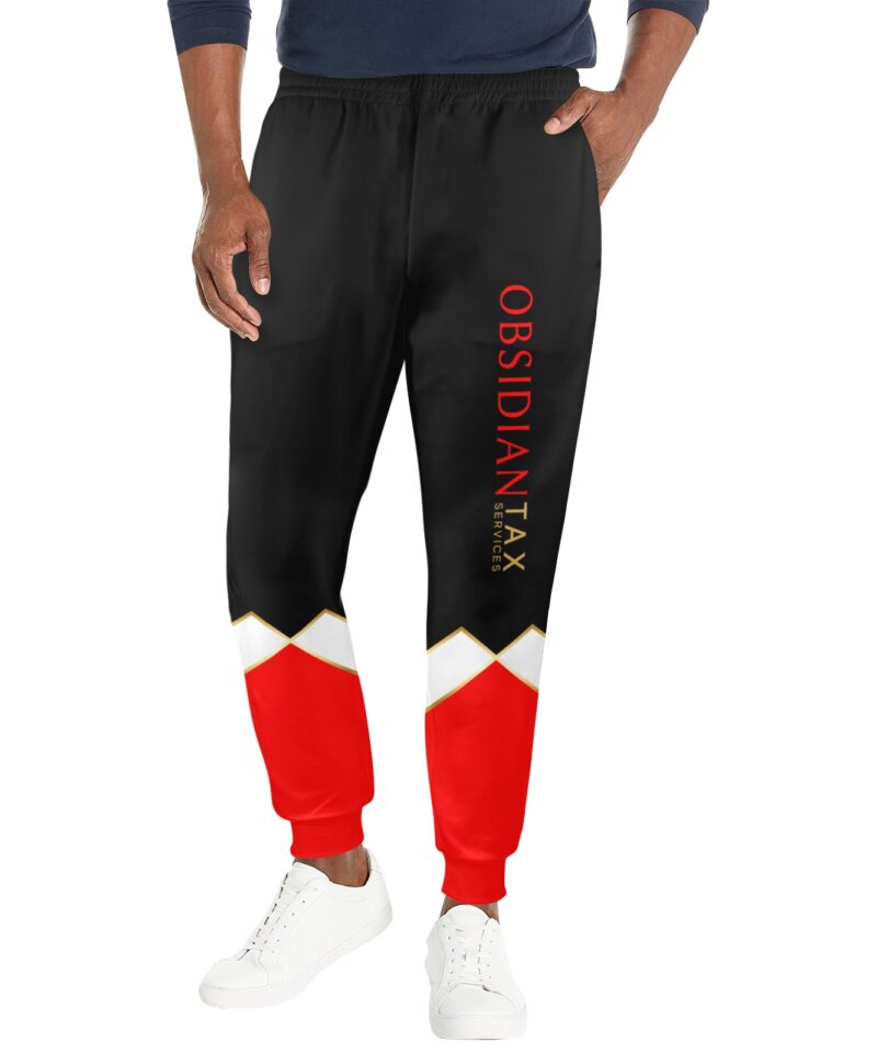 obsidian casual mens black Men's Casual Sweatpants (Model L72)